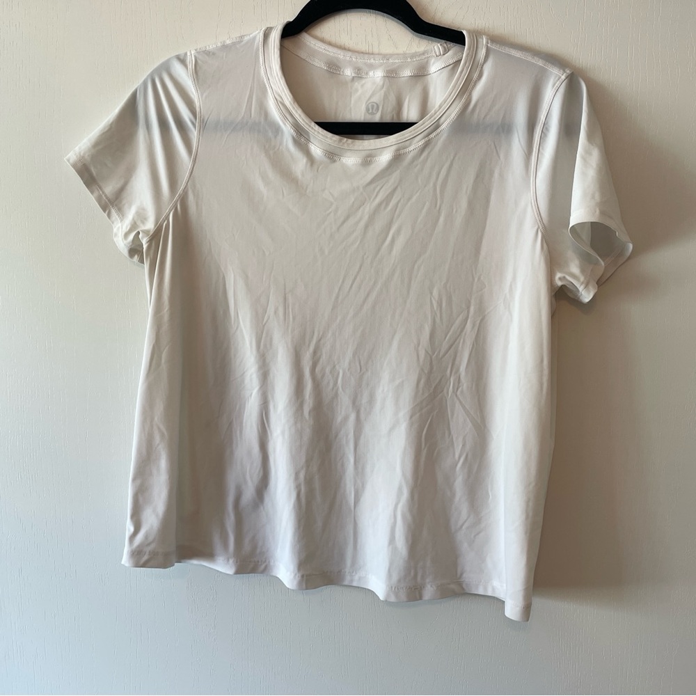 Lulu cropped workout top